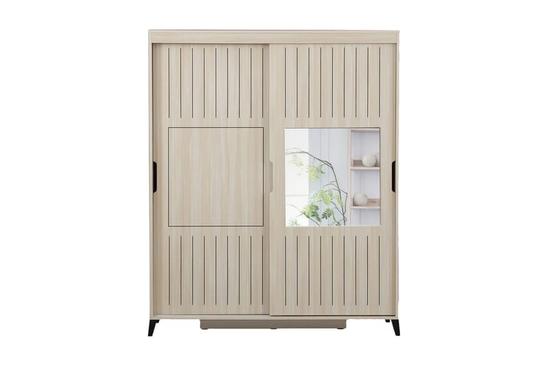 Comfortale Garderob 180, Ljus Trä