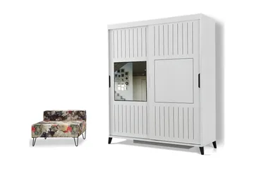 Comfortale Garderob 180 - Vit - Förvaring - Klädförvaring - Garderob & garderobssystem
