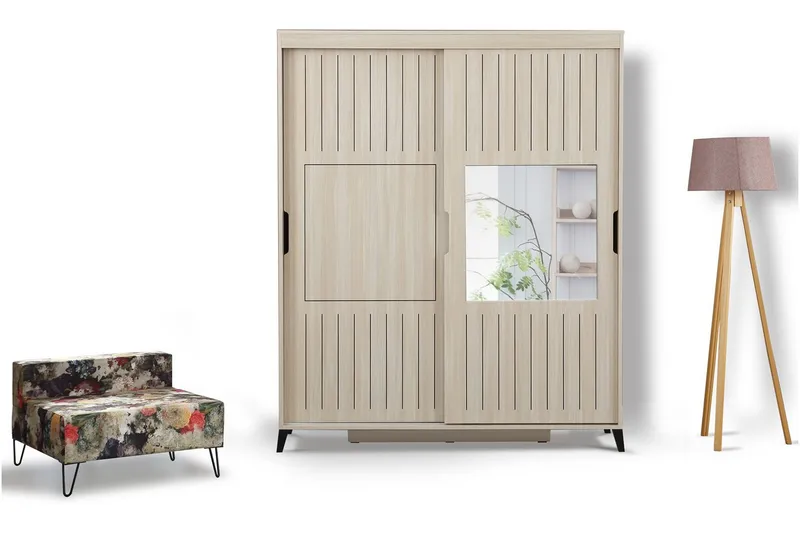 Comfortale Garderob 190 - Ljus Trä - Förvaring - Klädförvaring - Garderob & garderobssystem