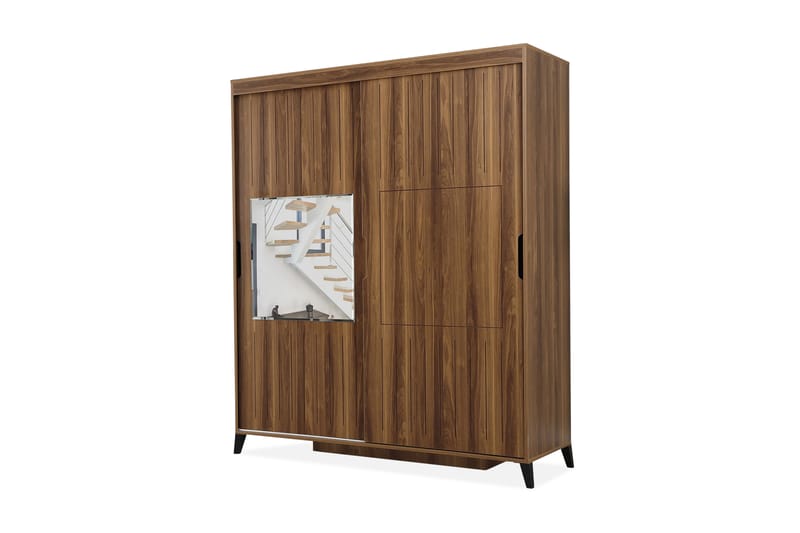 Comfortale Garderob 190 - Valnöt - Förvaring - Klädförvaring - Garderob & garderobssystem