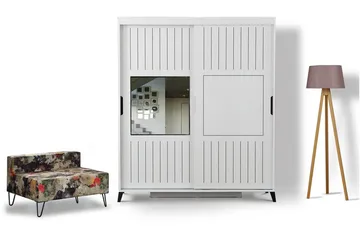 Comfortale Garderob 190 - Vit - Förvaring - Klädförvaring - Garderob & garderobssystem