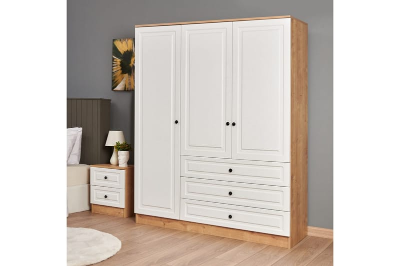Comfortale Garderob 52x150 cm - Svart/Mörkfärgat trä - Förvaring - Klädförvaring - Garderob & garderobssystem