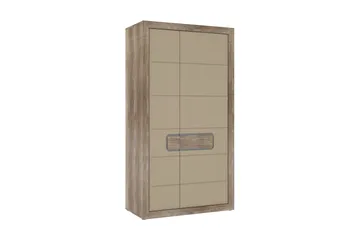 Corlius Garderob 55x109 cm - Beige/Brun - Förvaring - Klädförvaring - Garderob & garderobssystem