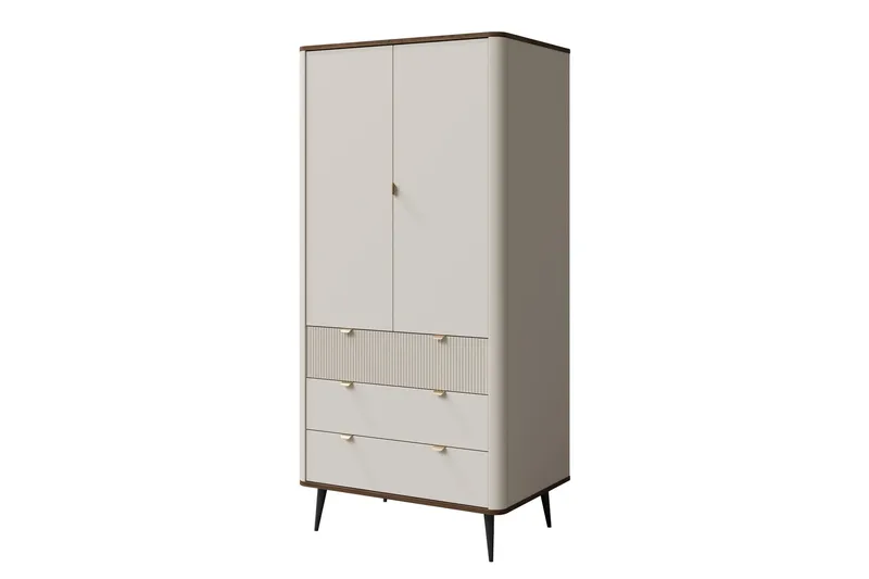Cucina Garderob 90x191 cm, Beige/Brun