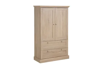 Dareia Garderob 85 cm - Brun - Förvaring - Klädförvaring - Garderob & garderobssystem