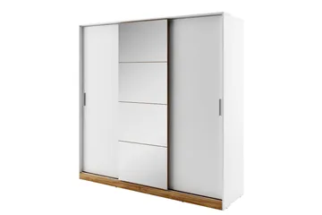 Dentro Garderob 220x63x215 cm - Vit - Förvaring - Klädförvaring - Garderob & garderobssystem