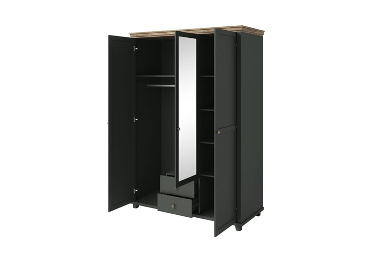 Doade Garderob 42x90 cm - Grön|Natur - Förvaring - Klädförvaring - Garderob & garderobssystem