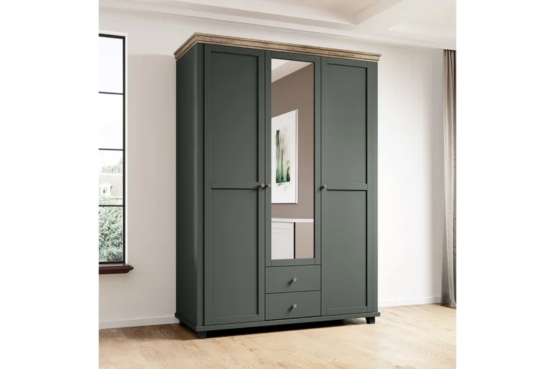 Doade Garderob 42x90 cm - Grön|Natur - Förvaring - Klädförvaring - Garderob & garderobssystem