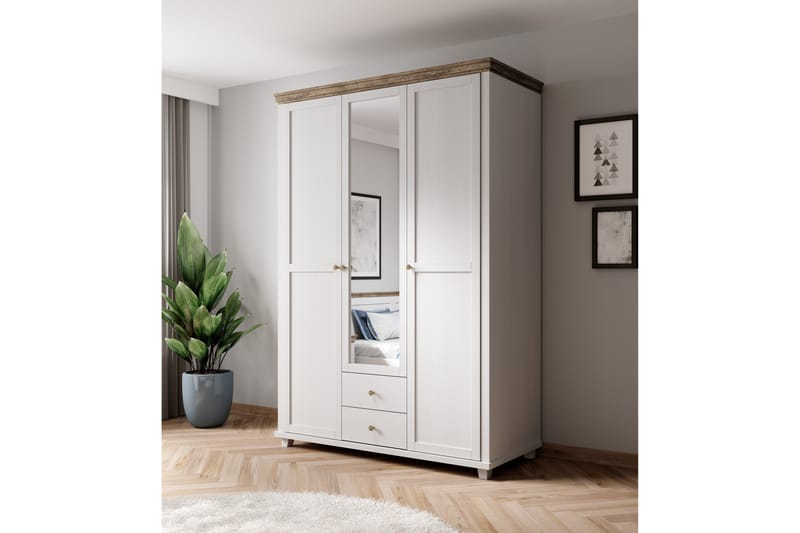Doade Garderob 62x108 cm - Askgrå|Natur - Garderob & garderobssystem - Klädskåp & fristående garderob