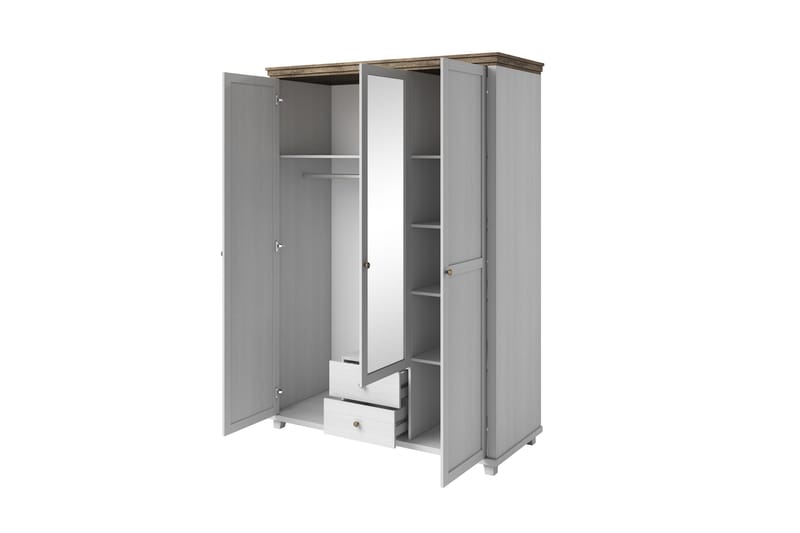 Doade Garderob 62x108 cm - Askgrå|Natur - Förvaring - Klädförvaring - Garderob & garderobssystem