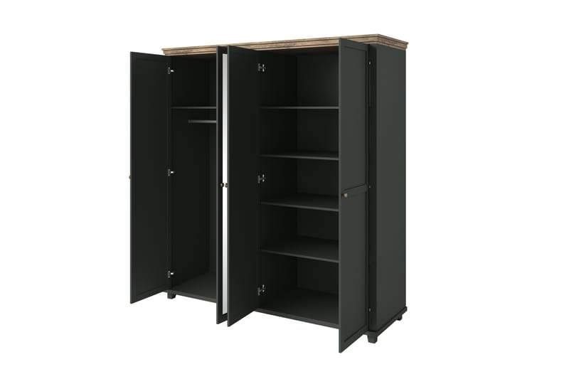 Doade Garderob 62x108 cm - Grön|Natur - Förvaring - Klädförvaring - Garderob & garderobssystem