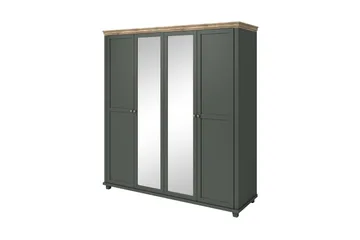Doade Garderob 62x108 cm - Grön|Natur - Förvaring - Klädförvaring - Garderob & garderobssystem