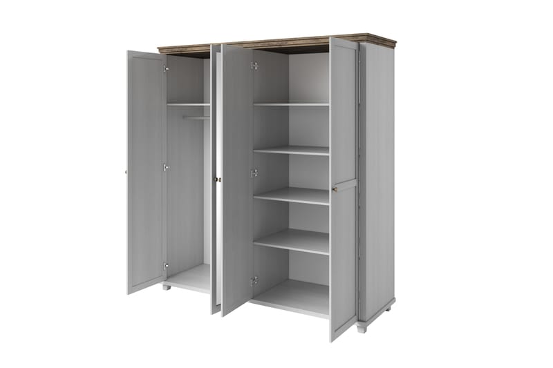 Doade Garderob 62x154 cm - Askgrå|Natur - Förvaring - Klädförvaring - Garderob & garderobssystem