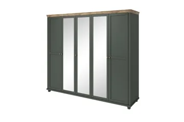 Doade Garderob 62x154 cm - Grön|Natur - Förvaring - Klädförvaring - Garderob & garderobssystem