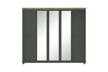 Doade Garderob 62x154 cm - Grön|Natur - Förvaring - Klädförvaring - Garderob & garderobssystem