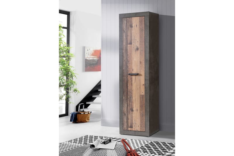 Dolnis Garderob 34x54 cm, Brun/Grå
