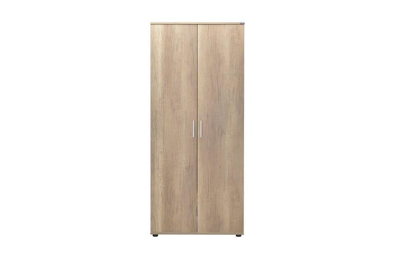 Drelmar Garderob 80x187 cm - Ljusbrun - Förvaring - Klädförvaring - Garderob & garderobssystem