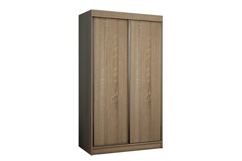 Dunkra Garderob 100x200 cm - Brun - Förvaring - Klädförvaring - Garderob & garderobssystem