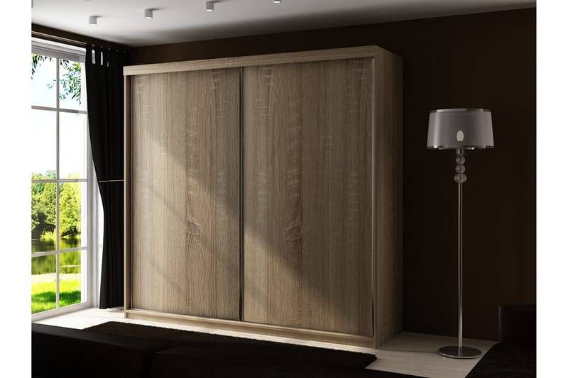 Dunkra Garderob LED-belysning Blå 200 cm - Sonomaek - Garderob & garderobssystem - Klädskåp & fristående garderob
