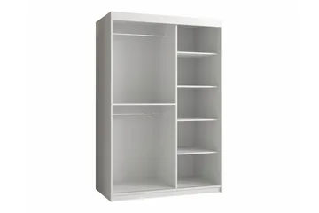 Dunvegan Garderob 120 cm i Målat Trä - Vit - Förvaring - Klädförvaring - Garderob & garderobssystem