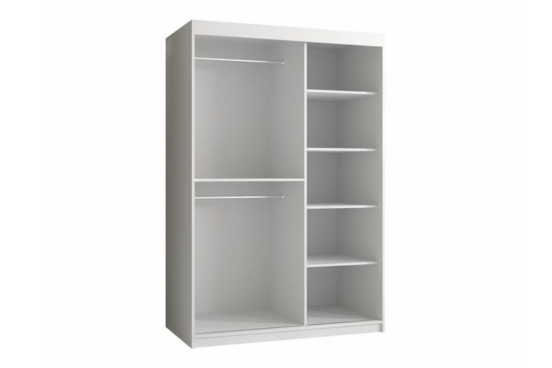 Dunvegan Garderob 120 cm i Målat Trä - Vit - Förvaring - Klädförvaring - Garderob & garderobssystem