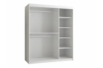 Dunvegan Garderob 150 cm i Målat Trä - Svart - Förvaring - Klädförvaring - Garderob & garderobssystem