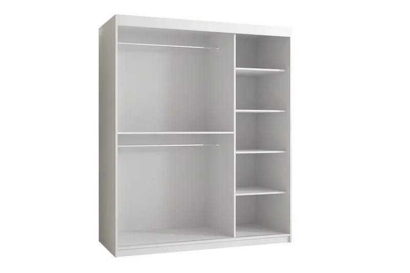 Dunvegan Garderob 150 cm i Målat Trä - Svart - Förvaring - Klädförvaring - Garderob & garderobssystem