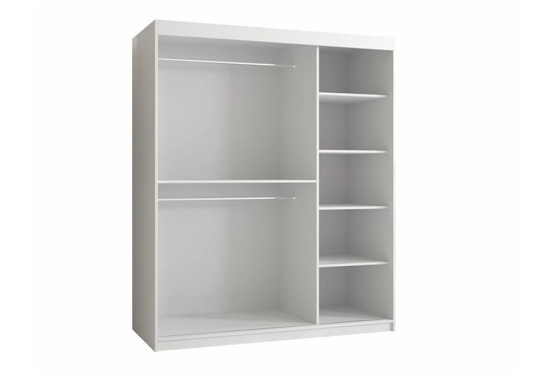 Dunvegan Garderob 150 cm i Målat Trä - Vit - Förvaring - Klädförvaring - Garderob & garderobssystem