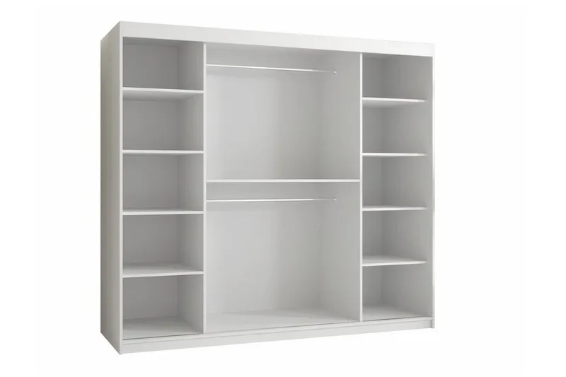 Dunvegan Garderob m. Spegel - Svart - Förvaring - Klädförvaring - Garderob & garderobssystem