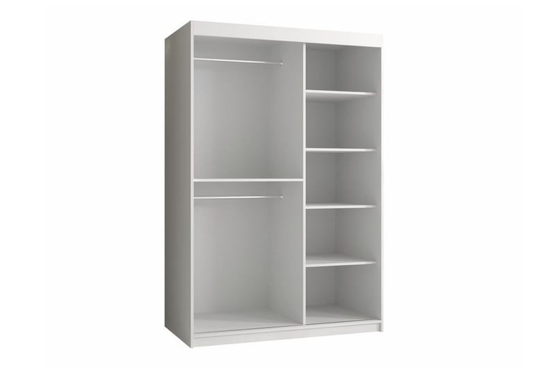 Dunvegan Garderob m. Spegel - Svart - Förvaring - Klädförvaring - Garderob & garderobssystem