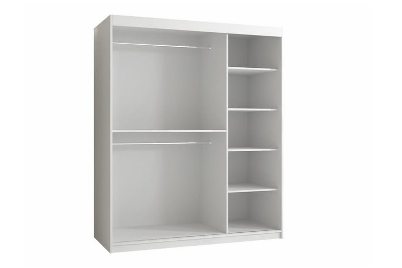 Dunvegan Garderob m. Spegel - Vit - Förvaring - Klädförvaring - Garderob & garderobssystem