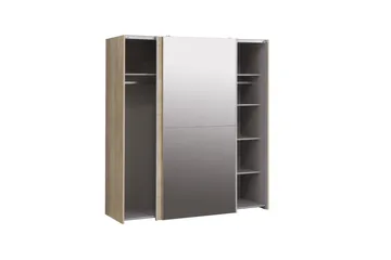 Edessa Garderob 62x171 cm - Brun - Förvaring - Klädförvaring - Garderob & garderobssystem