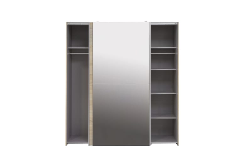 Edessa Garderob 62x171 cm - Brun - Förvaring - Klädförvaring - Garderob & garderobssystem