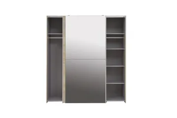 Edessa Garderob 62x171 cm - Brun - Förvaring - Klädförvaring - Garderob & garderobssystem