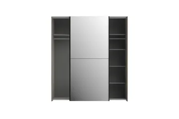 Edessa Garderob 62x171 cm - Brun/Svart - Förvaring - Klädförvaring - Garderob & garderobssystem
