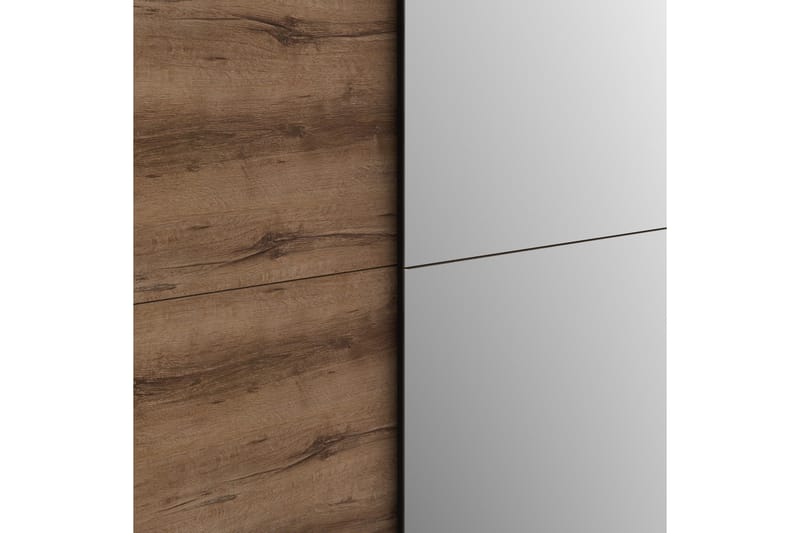 Edessa Garderob 62x171 cm - Brun/Svart - Förvaring - Klädförvaring - Garderob & garderobssystem