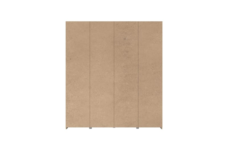 Edessa Garderob 62x171 cm - Brun/Svart - Förvaring - Klädförvaring - Garderob & garderobssystem