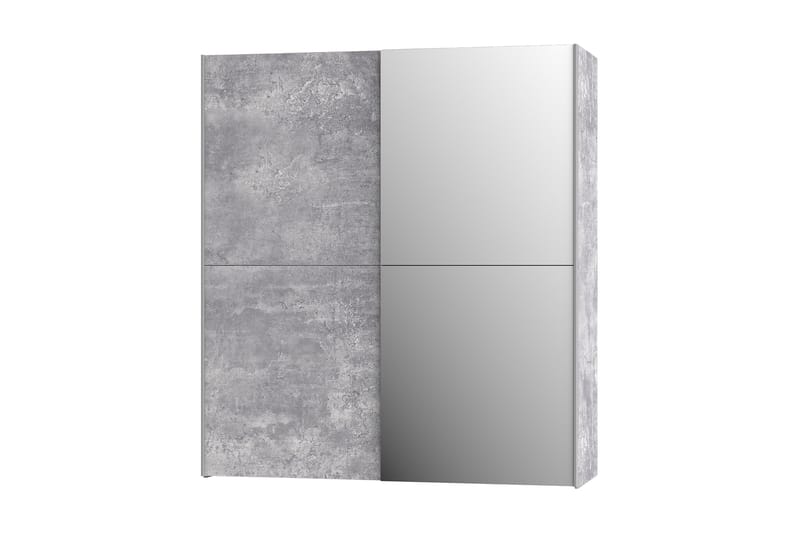 Edessa Garderob 62x171 cm - Grå - Förvaring - Klädförvaring - Garderob & garderobssystem