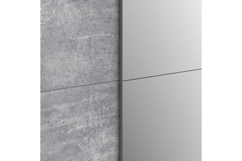 Edessa Garderob 62x171 cm - Grå - Förvaring - Klädförvaring - Garderob & garderobssystem