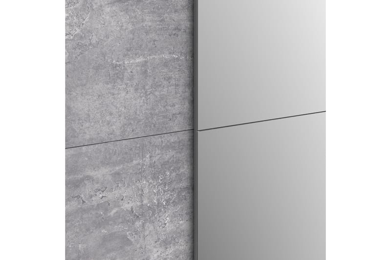 Edessa Garderob 62x171 cm - Grå - Förvaring - Klädförvaring - Garderob & garderobssystem