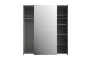 Edessa Garderob 62x171 cm - Grå - Förvaring - Klädförvaring - Garderob & garderobssystem