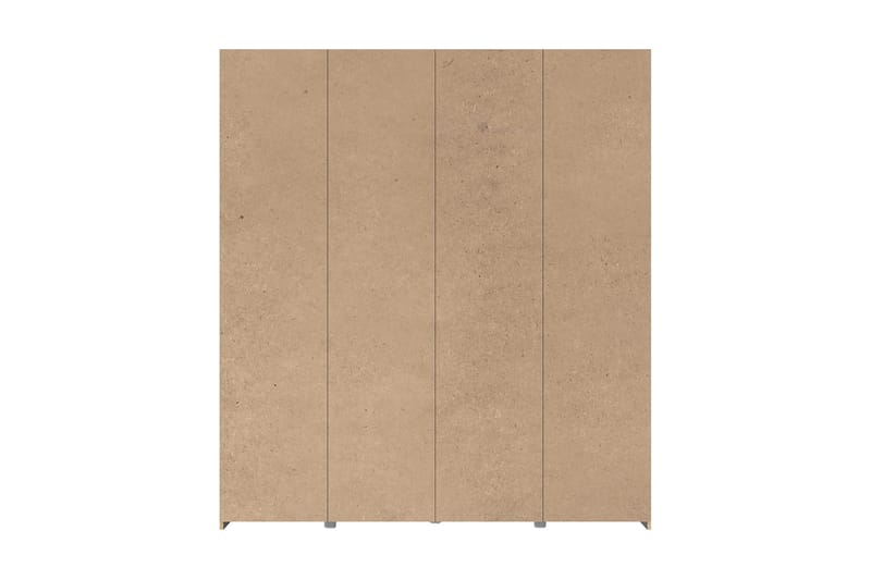 Edessa Garderob 62x171 cm - Grå - Förvaring - Klädförvaring - Garderob & garderobssystem