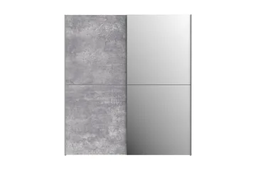 Edessa Garderob 62x171 cm - Grå - Förvaring - Klädförvaring - Garderob & garderobssystem
