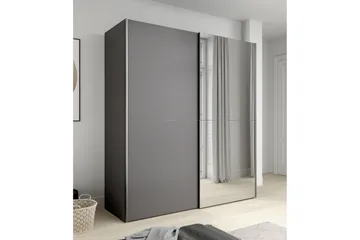 Edessa Garderob 62x171 cm - Mörkgrå - Förvaring - Klädförvaring - Garderob & garderobssystem