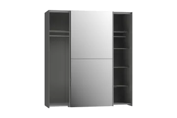 Edessa Garderob 62x171 cm - Mörkgrå - Förvaring - Klädförvaring - Garderob & garderobssystem