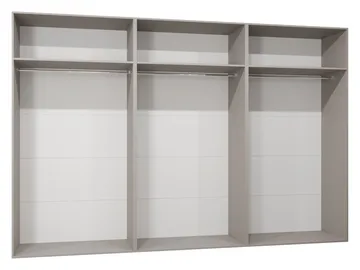 Eikra Garderob 300 cm - Vit med gulddetaljer - Förvaring - Klädförvaring - Garderob & garderobssystem - Klädskåp & fristående garderob