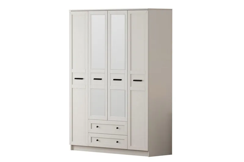 Elaro Garderobsskåp 140x210 cm - Förvaring - Klädförvaring - Garderob & garderobssystem - Klädskåp & fristående garderob