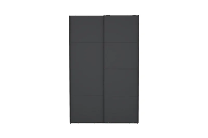 Elvos Garderob 139x220 cm - Svart - Förvaring - Klädförvaring - Garderob & garderobssystem