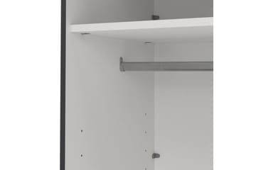 Elvos Garderob 139x220 cm - Svart - Förvaring - Klädförvaring - Garderob & garderobssystem