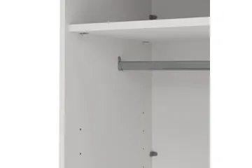 Elvos Garderob 139x220 cm - Vit - Förvaring - Klädförvaring - Garderob & garderobssystem